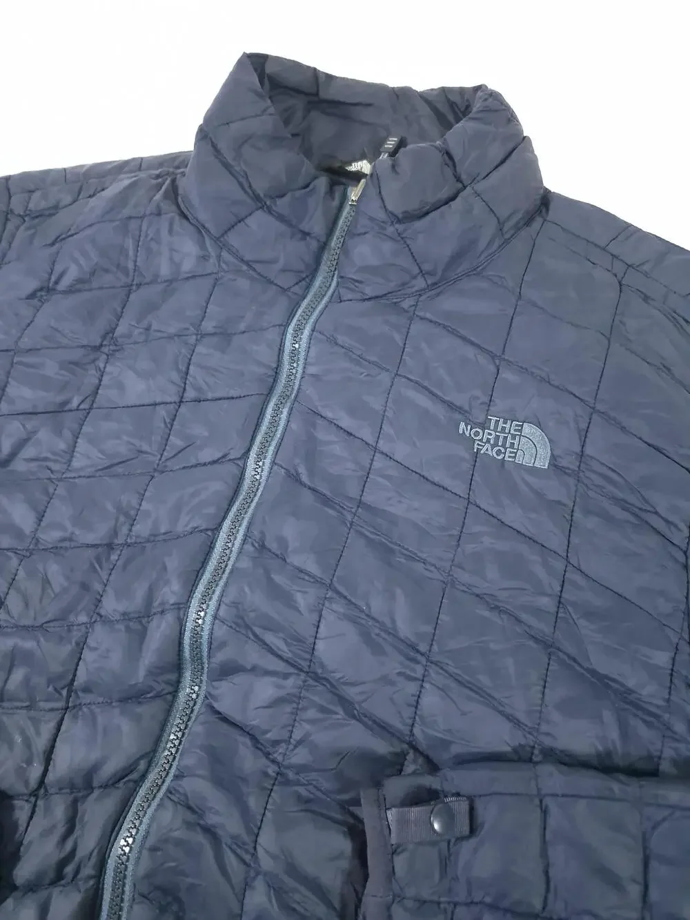 The North Face Jacket Mens Small Blue Primaloft Puffer Full Zip Lightweight